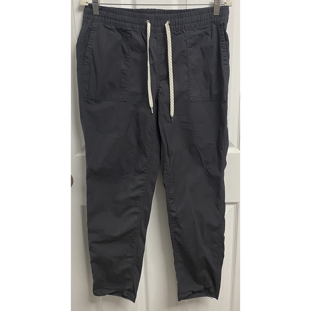Vuori Men's Ripstop Fabric Gray Traveler Jogger Elastic Waist Pants Hiking M